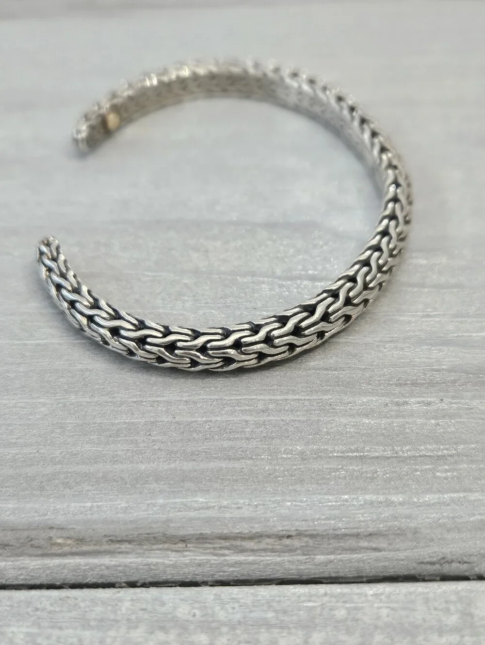 John Hardy Sterling Cuff 23.1g Signed M